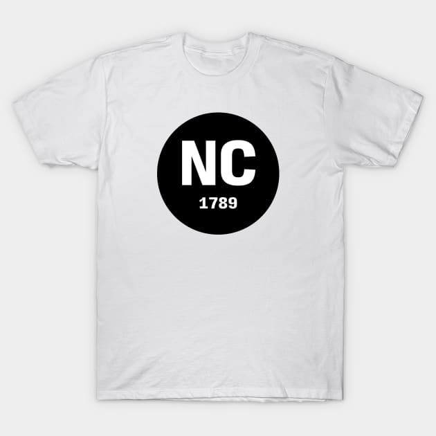 North Carolina | NC 1789 T-Shirt by KodeLiMe